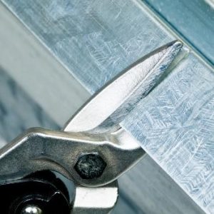 metal-snips-cutting-metal
